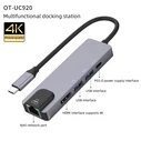 Docking Station ATC 5in1 RJ45 USB3.0x2 PD 4K 60HZ HDTV