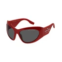 Marc Jacobs Women's Sunglasses MARC 773/S C9A/IR - Red Acetate Frame, Grey Photochromic Lenses, 62/18/120 mm