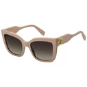 THE MARC JACOBS Women's Sunglasses MARC 811/S 35J – Pink Acetate Frame, Brown Gradient Lenses (54/20/140)