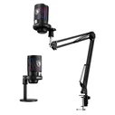 SADES Gaming Microphone TYTO with Desk Stand USB Black