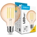 Modee Lighting Σφαιρική Λάμπα Filament Amber G80 4W E27 1800K 360 Lumen