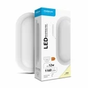 Modee Lighting Πλαφονιέρα/Απλίκα Οβάλ LED 12W 4000K IP65 Λευκό
