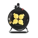 Technik Cable Reel 4-Socket 1.5mm2 H07RN-F IP44 16A 25m
