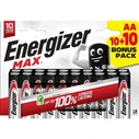 Energizer Max Alkaline Batteries AA 1.5V - 20 pack