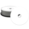 BD-R MediaRange 25GB 6x fully printable white 25pcs Cakebox
