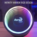 Ψύκτρα CPU Aerocool MIRAGE-5ARGB-PWM-4P, 3000rpm, 30dBA, 74.3CFM