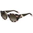 Missoni Women's Sunglasses MIS 0198/S 0T4 – Cat Eye, Brown Gradient Lenses, Acetate Frame (54/19/140 mm)