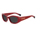 Missoni Women's Sunglasses MIS 0221/S C9A/IR - Red Acetate Frame, Grey Lenses, 50/19/130 mm