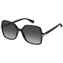 Marc Jacobs Women's Sunglasses MJ-1105/S 807 (57/17/140) Black Acetate