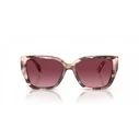 Michael Kors Acadia Women's Sunglasses MK2199-39468H (55/17/135) Brown Tortoise Acetate Frame, Red/Multicolored Lenses