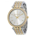 Γυναικείο Ρολόι Michael Kors Mk3215 (39mm) Μεταλλικό Μπρασελέ Ασημί