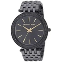 Michael Kors Darci Women's Watch 39 mm Quartz Black Stainless Steel Bracelet MK3337