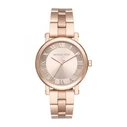 Γυναικείο Ρολόι Michael Kors Mk3561 (38mm) Μεταλλικό Μπρασελέ Ροζ Χρυσό