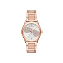 Γυναικείο Ρολόι Michael Kors Mk3673 (38mm) Μεταλλικό Μπρασελέ Ροζ Χρυσό