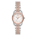 Michael Kors Lexington Women's Quartz Watch 26mm - Stainless Steel Bracelet, White Dial (MK4817)