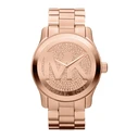Γυναικείο Ρολόι Michael Kors Mk5661 (43mm) Μεταλλικό Μπρασελέ Ροζ
