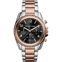 Γυναικείο Ρολόι Michael Kors Mk6093 (39mm) Μεταλλικό Μπρασελέ Ροζ Χρυσό / Ασημί