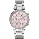 Γυναικείο Ρολόι Michael Kors Mk6105 (39mm) Μεταλλικό Μπρασελέ Ασημί