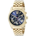 Γυναικείο Ρολόι Michael Kors Mk6206 (38mm) Μεταλλικό Μπρασελέ Χρυσό
