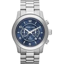 Ανδρικό Ρολόι Michael Kors Mk8314 (45mm) Μεταλλικό Μπρασελέ Ασημί