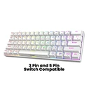 Gaming Πληκτρολόγιο Armaggeddon Mechanical Mka-1C Nex White Tactile Brown Switch