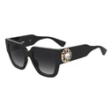Moschino Women's Sunglasses MOS153-S-807 – Black Acetate Frame, Grey Degraded Lenses, 52/20/140 mm