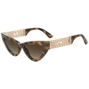 Moschino Women's Sunglasses MOS170‑S‑086 Cat Eye 55/17/140 Brown Acetate