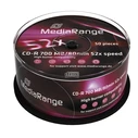 CD-R MediaRange 52x 700MB/80min Cake 50τμχ