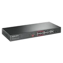 Network Switch Mercusys Rackmount Ms118Cp, 16X 10/100Mbps Poe+ & 2X Gigabit, Un/1.0