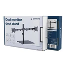 Βάση Monitor Gembird Dual Desk Stand (Rotate, Tilt, Swivel), 17'-32' Max Vesa 100X100