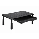 Βάση Monitor Gembird Adjustable Stand With Drawer (Rectangle) Black