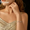 Βραχιόλι Bamoer Msb022 με Μοϊσσανίτη, Ασήμι 925, Ασημί