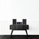 AIWA 2.0 Hi‑Fi System MSBTU-900DAB/BK 100W with CD Player and Bluetooth - Black