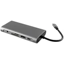 Docking Station NSP N17 10 σε 1 (8340277) Type-C σε VGA με Audio, RJ45, PD, SDXC/SD 3.0, 3 USB 3.0, HDMI 4K