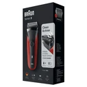 Ξυριστική Μηχανή Braun Series 3 300s Foil Black, Red
