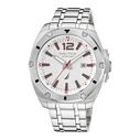 Ανδρικό Ρολόι Nautica Naptcs221 (44mm) Μεταλλικό Μπρασελέ Ασημί