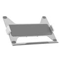 Βάση Laptop Brateck NBH-6E για Βάση οθονών, VESA 75x75, 11.6-17.3", γκρι