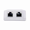 Πρίζα Δικτύου Cablexpert Cat6A Ftp Double Port Surface Mount Box White