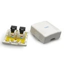 Πρίζα Δικτύου Cablexpert CAT6 UTP 2-PORT SURFACE MOUNT BOX