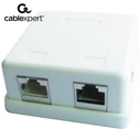 Κουτί Δικτύου Cablexpert TWO JACK SYRFACE With 2 CAT5e HALF-SHIELDED