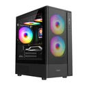 ARMAGGEDDON Aquaron Nemo 3 Gaming Mini Tower PC Case Black (NEMO3B)