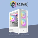 Armaggeddon Aquaron Nemo 3 Mini Tower Κουτί Υπολογιστή Λευκό με Tempered Glass & ARGB