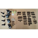 Powertech επιδαπέδια καμπίνα rack 19" NETW-0040, 600 x 800 x 1166mm, 22U