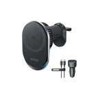 Anker Prime MagGo AirCool Βάση Κινητού Αυτοκινήτου με Ρυθμιζόμενα Άγκιστρα και Ασύρματη Φόρτιση Μαύρη B2933H11