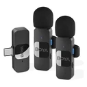 Μικρόφωνο BOYA BY-V20 Wireless 2-person Lavalier for Android Mini Lapel USB-C connection