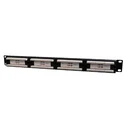 Patch Panel Cablexpert Cat.6 24 Port With Rear Cable Management
