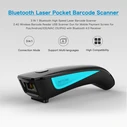 Barcode Scanner Netum NT-C830 3 IN 1 1D LASER Wireless 2.4G HZ 
