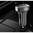 Φορτιστής Αυτοκινήτου Usams C13 & καλώδιο type-C, 2x USB, 2.1A, μαύρο