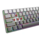 White Shark GK-007711 NUNCHAKU Mechanical Gaming Keyboard - US Layout, Hot-Swap Red Switches, RGB, Gray Gradient (Red)