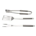 Σετ Εργαλείων Ψησίματος OGA-1414 Τσιμπίδα-Σπάτουλα-Πιρούνα ανοξείδωτο για BBQ